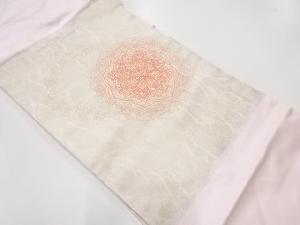 リサイクル　華紋模様刺繍名古屋帯